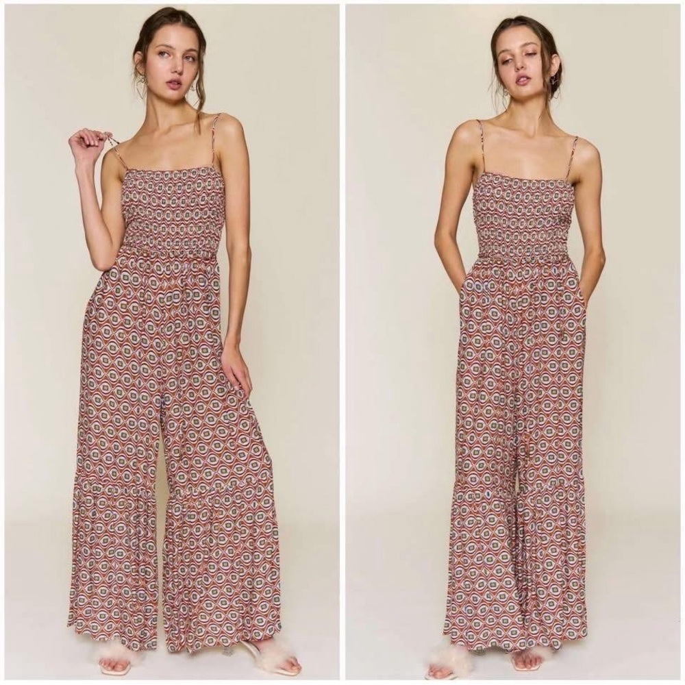 Stylish Women's Patterned Jumpsuit